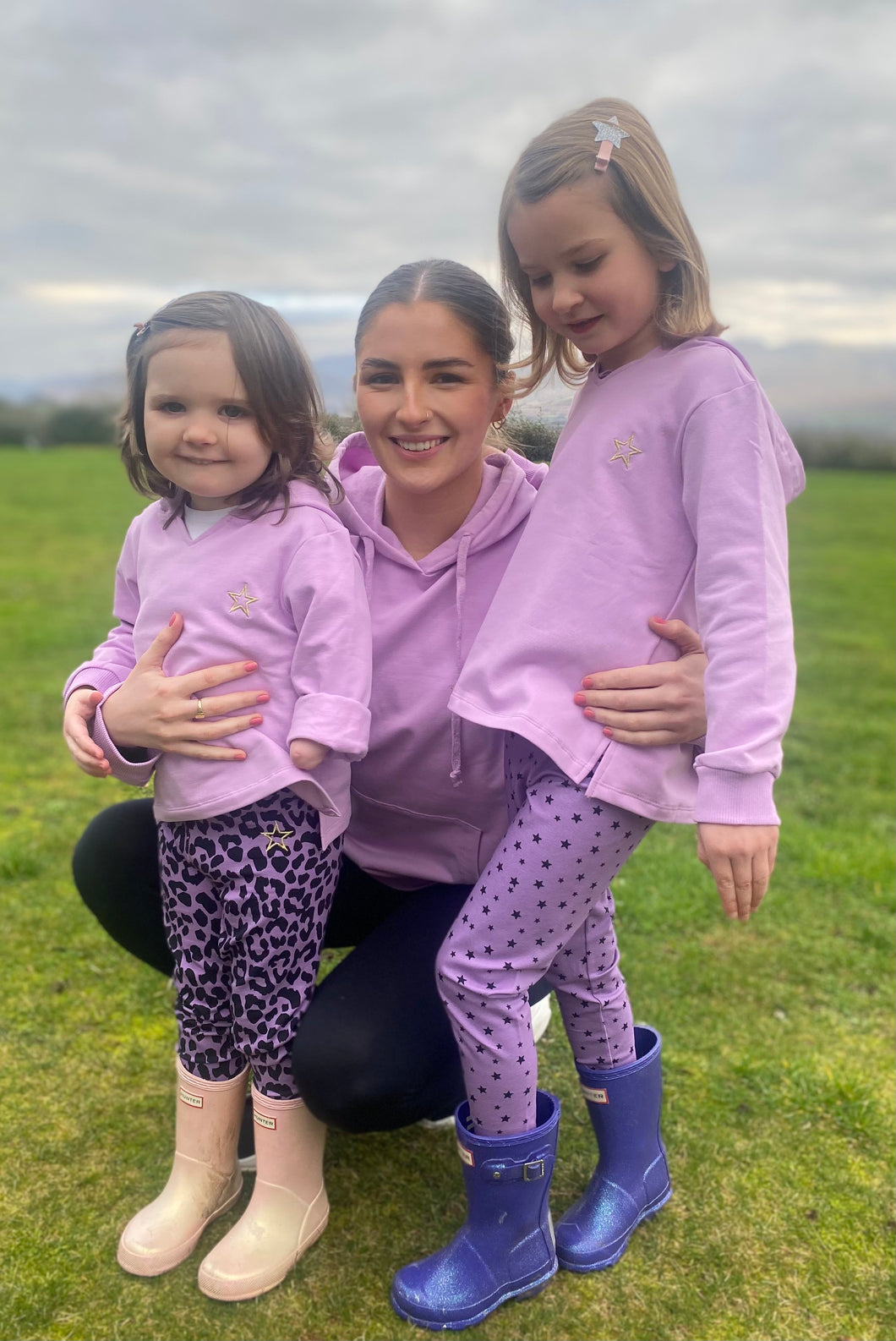 Baby/kids super soft lilac hoodie